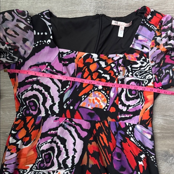 Anthropologie Hutch Elaine long-sleeve square-neck mini dress 16 - Picture 9 of 12